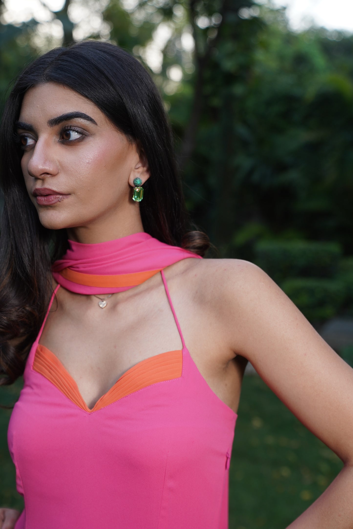 Green Envy Swarovski Earrings