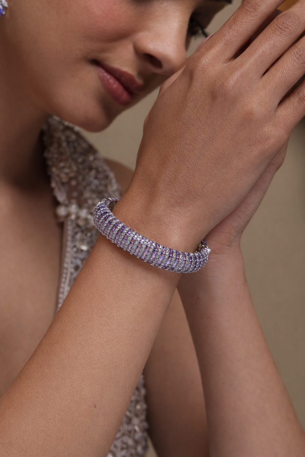 Noor Améthyste Bracelet (Pair)