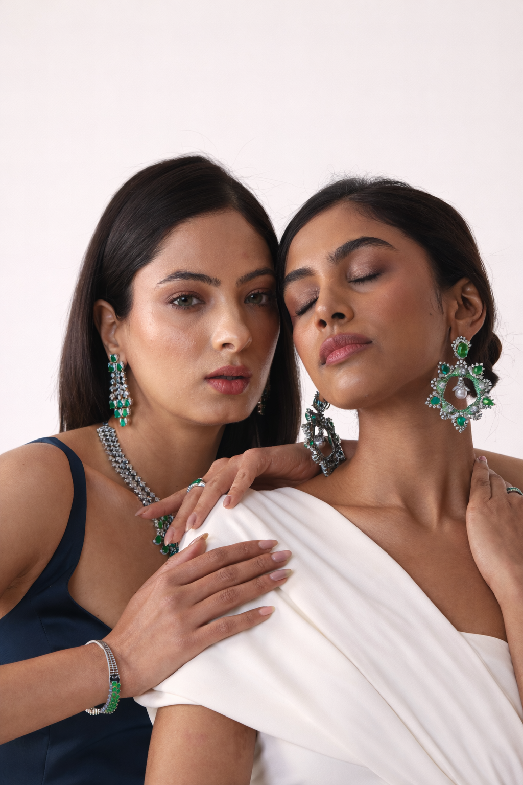 Doublet Starburst Earrings