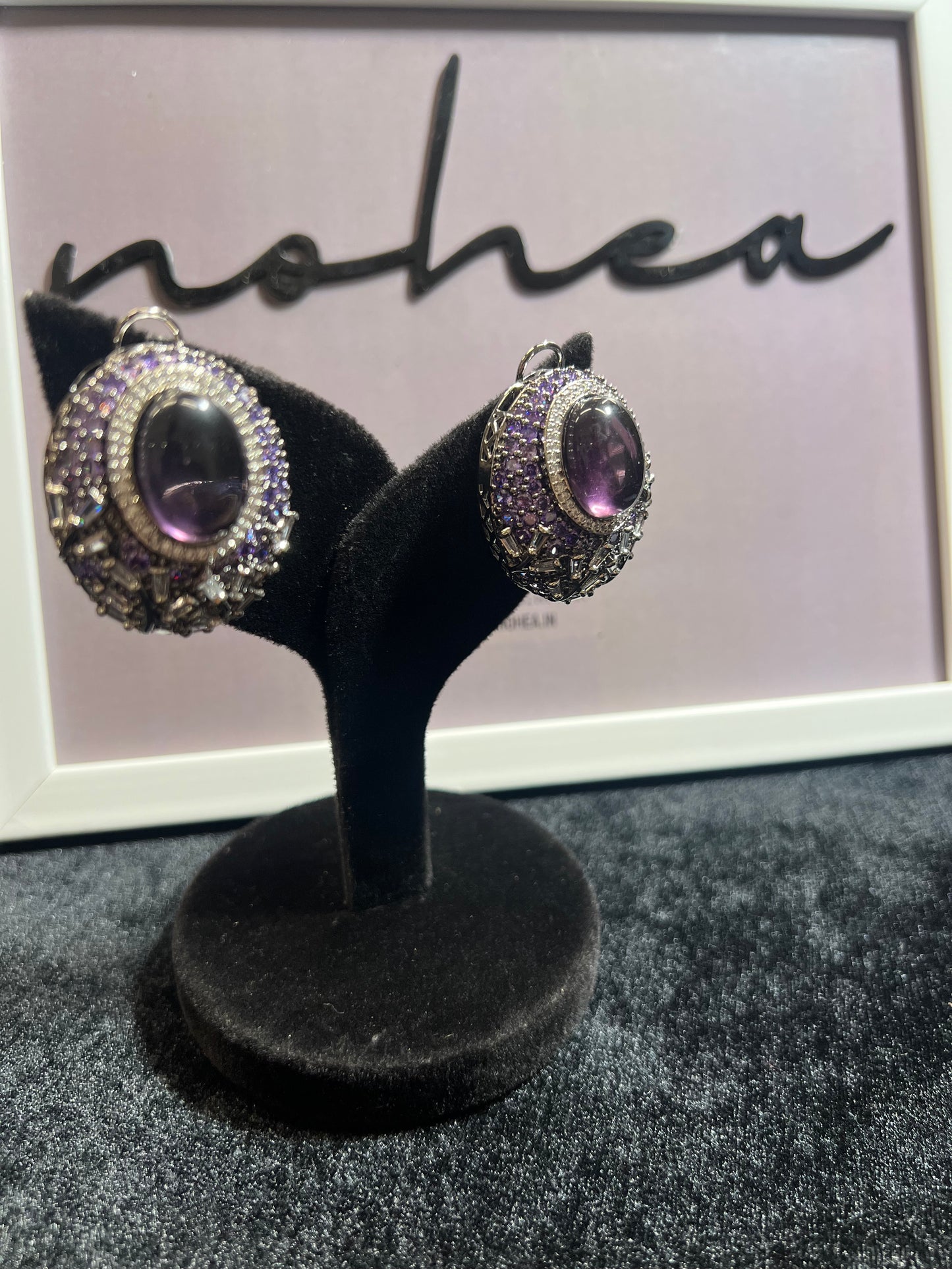 Adira Purple Studs