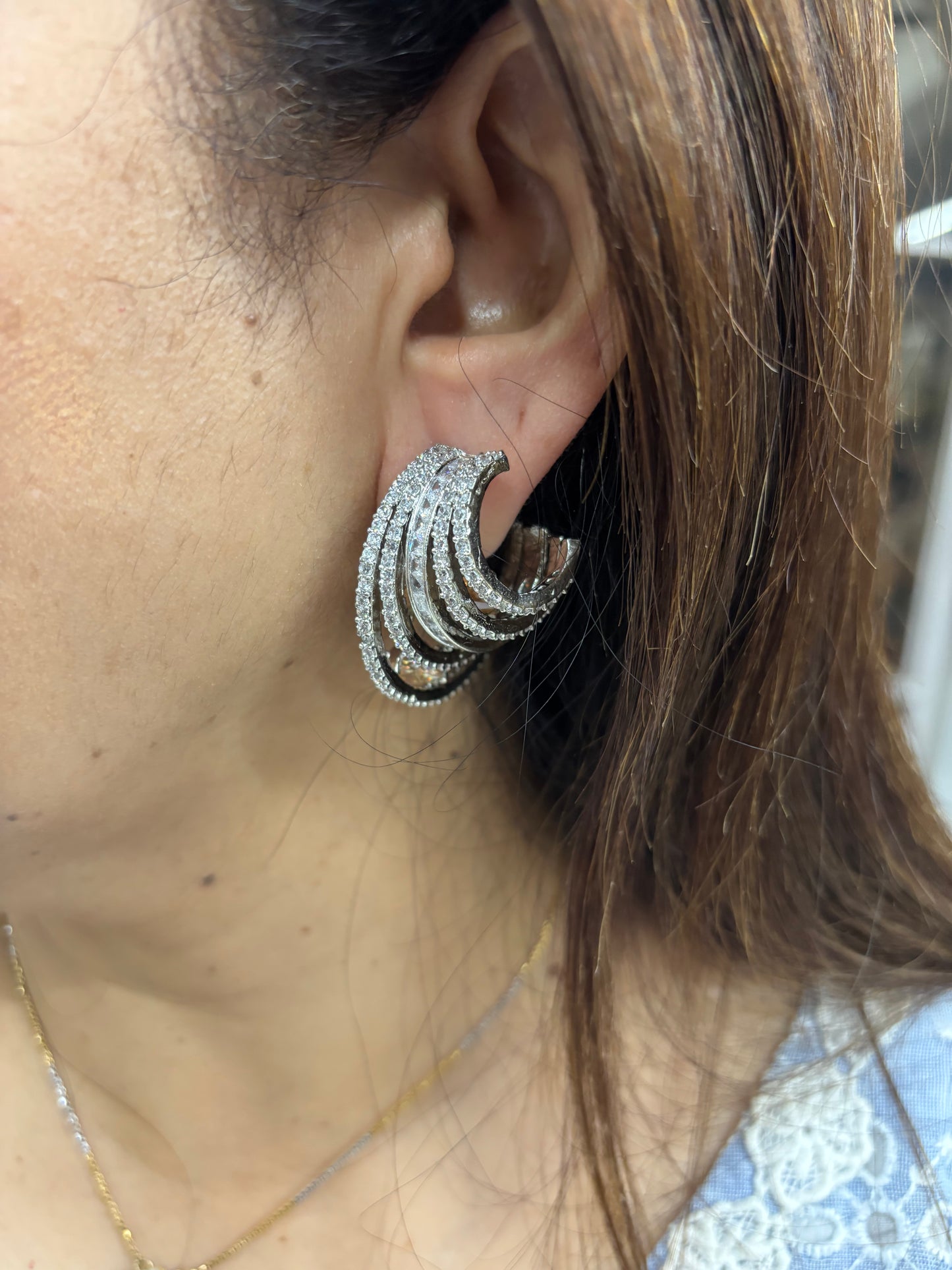 Flicker Earrings Champagne