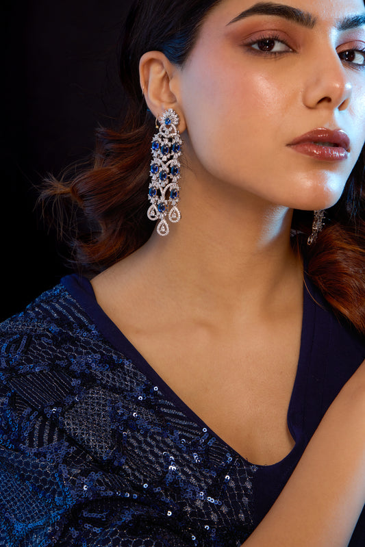 Shamiya Sapphire Danglers