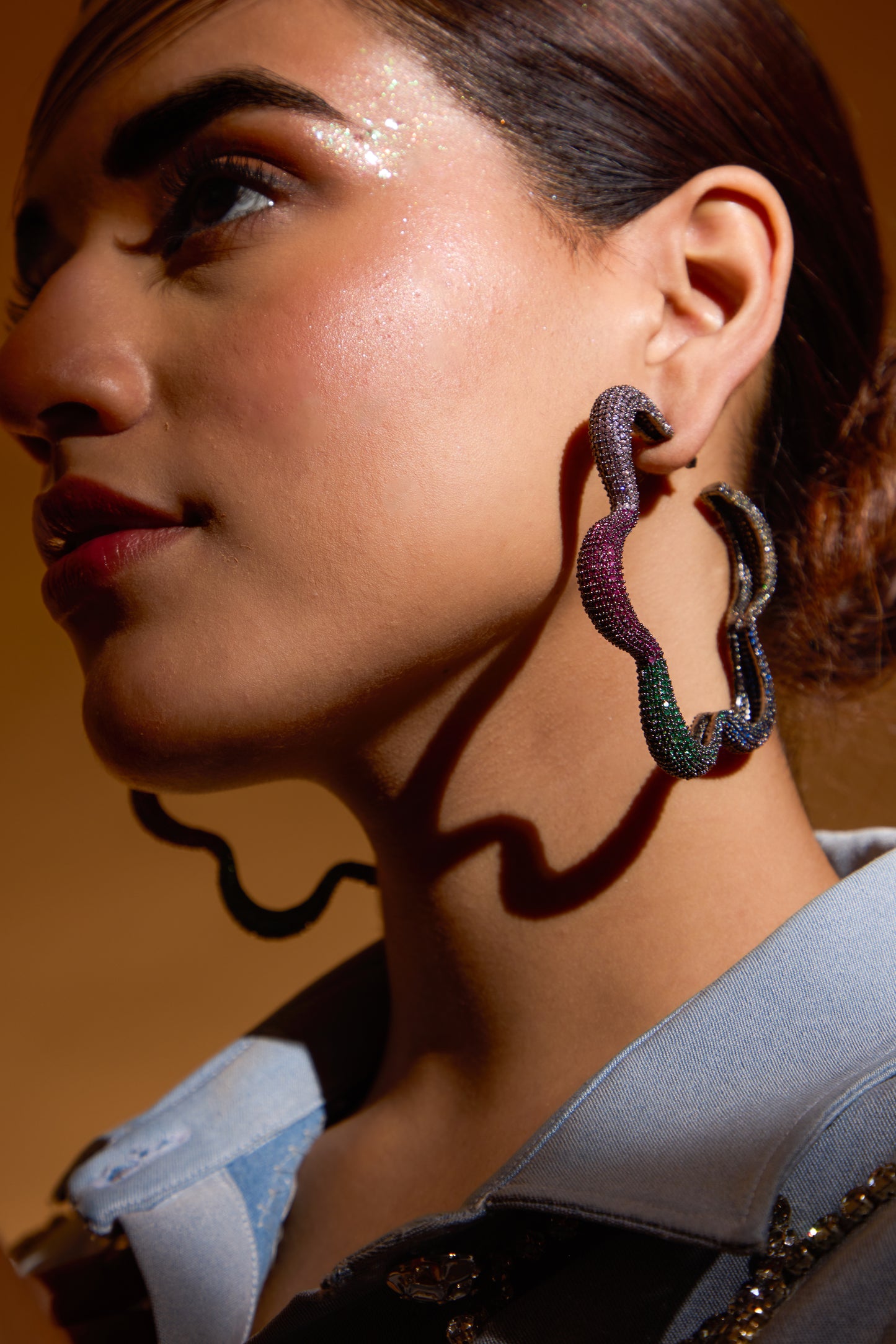 Dextera Statement Rainbow Hoops