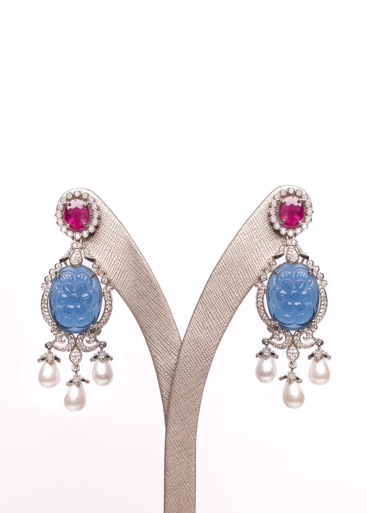 Carvin Stone Drop Earrings