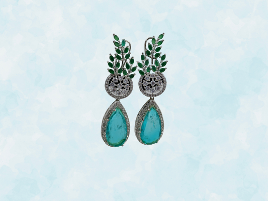 Sparkling Sapphire Doublet Earrings