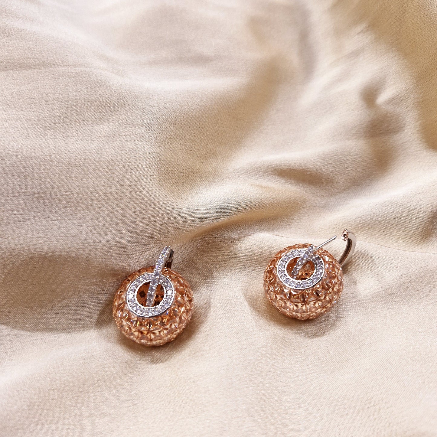 Champagne Orbit Earrings