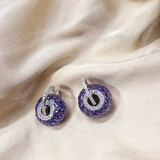 Lavender Orbit Earrings