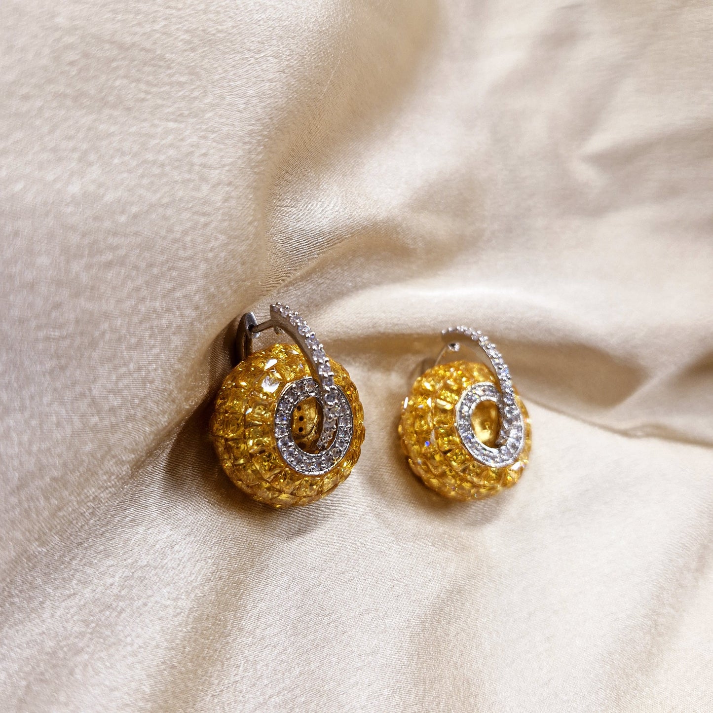 Sunlit Orbit Earrings