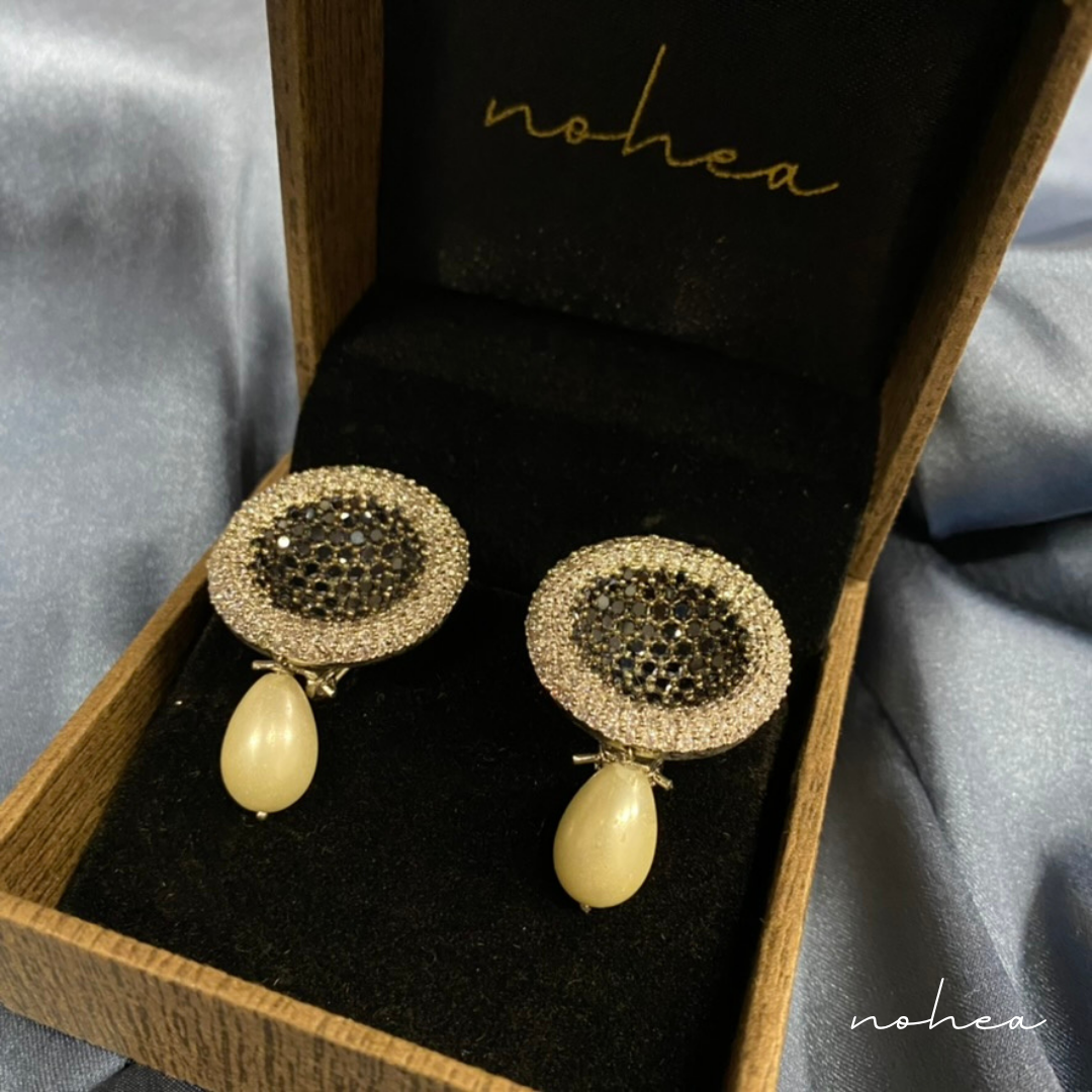 Haley Pearl Drop Studs