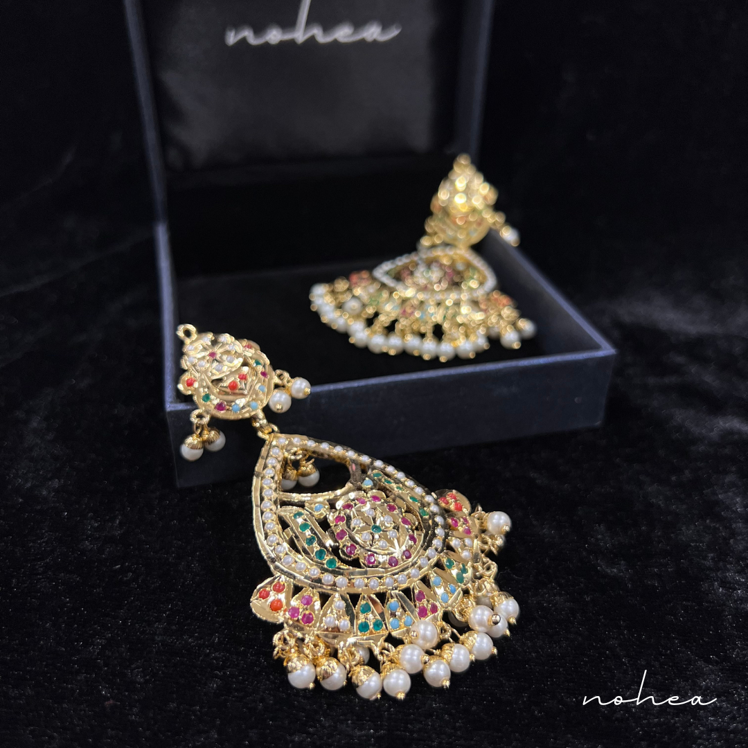 Ela Jadau Earrings