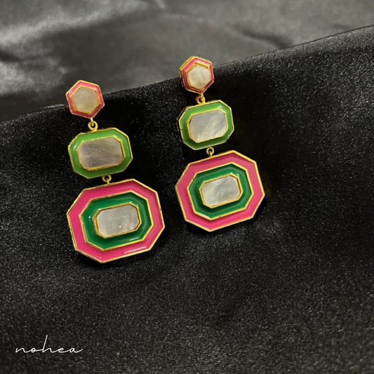 Candy Enamel Drop Earrings