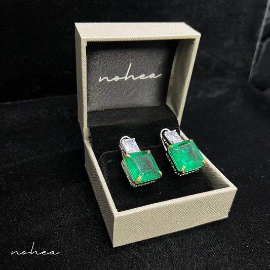 Green Svelte Earrings