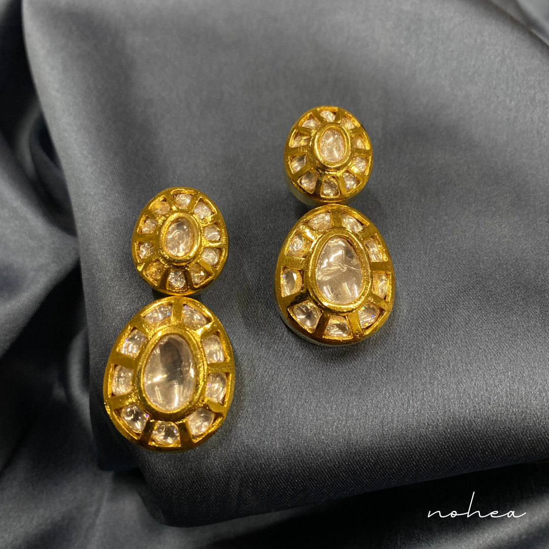 Vanessa Polki Kunda Earrings