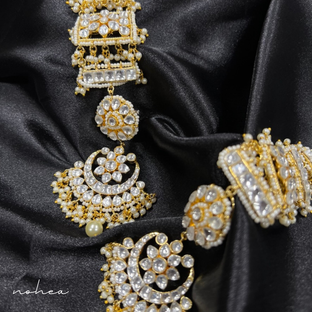 Dakini CZ Kaan Chain Earrings