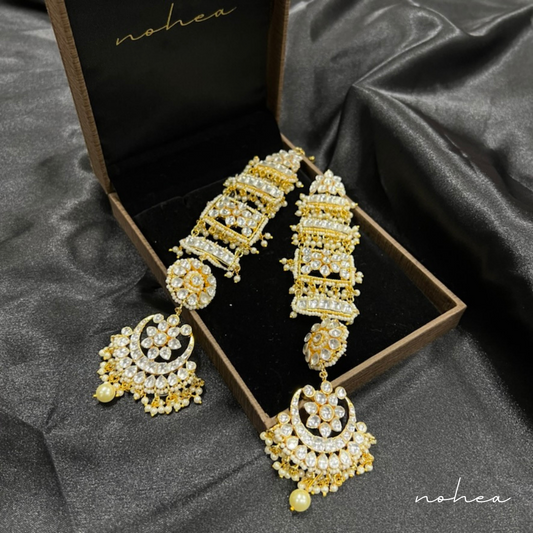 Dakini CZ Kaan Chain Earrings