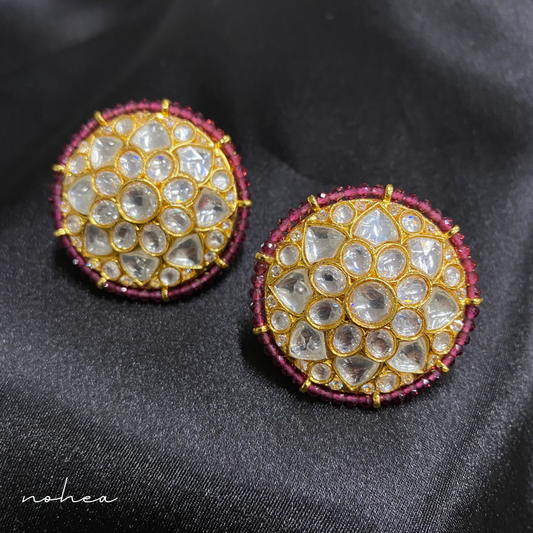 Winona Kundan Studs