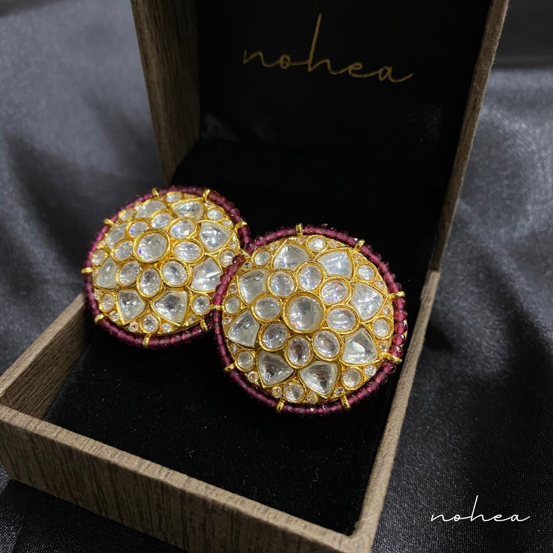 Winona Kundan Studs