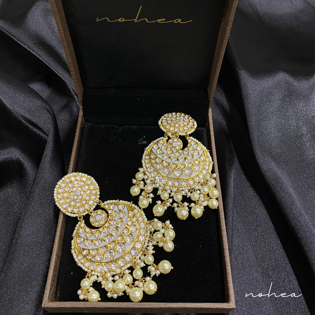 Nargis Polki Kundan Earrings