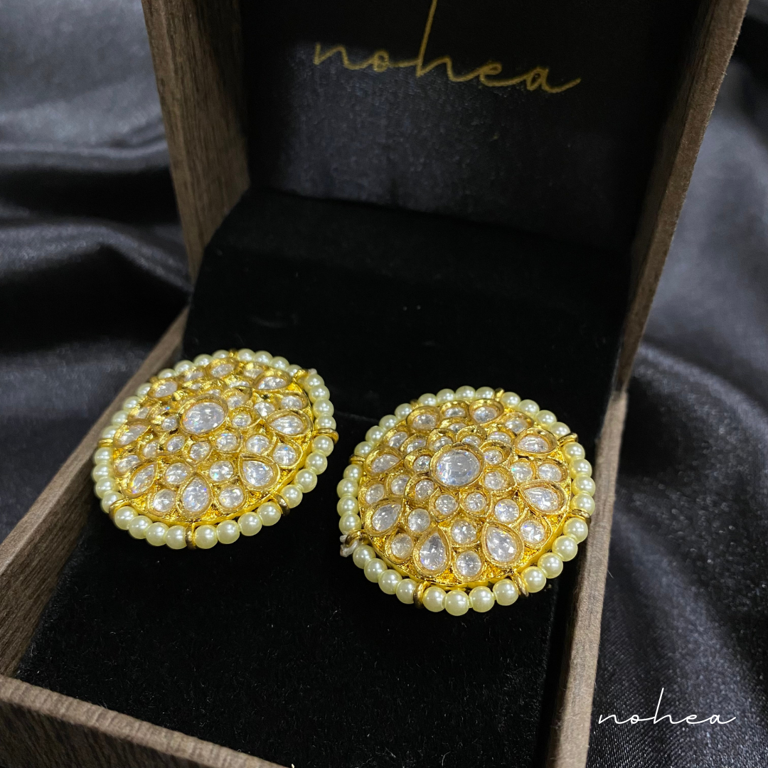 Winona Kundan Studs