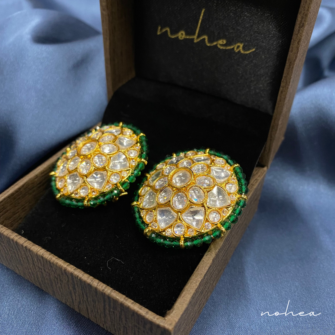 Winona Kundan Studs