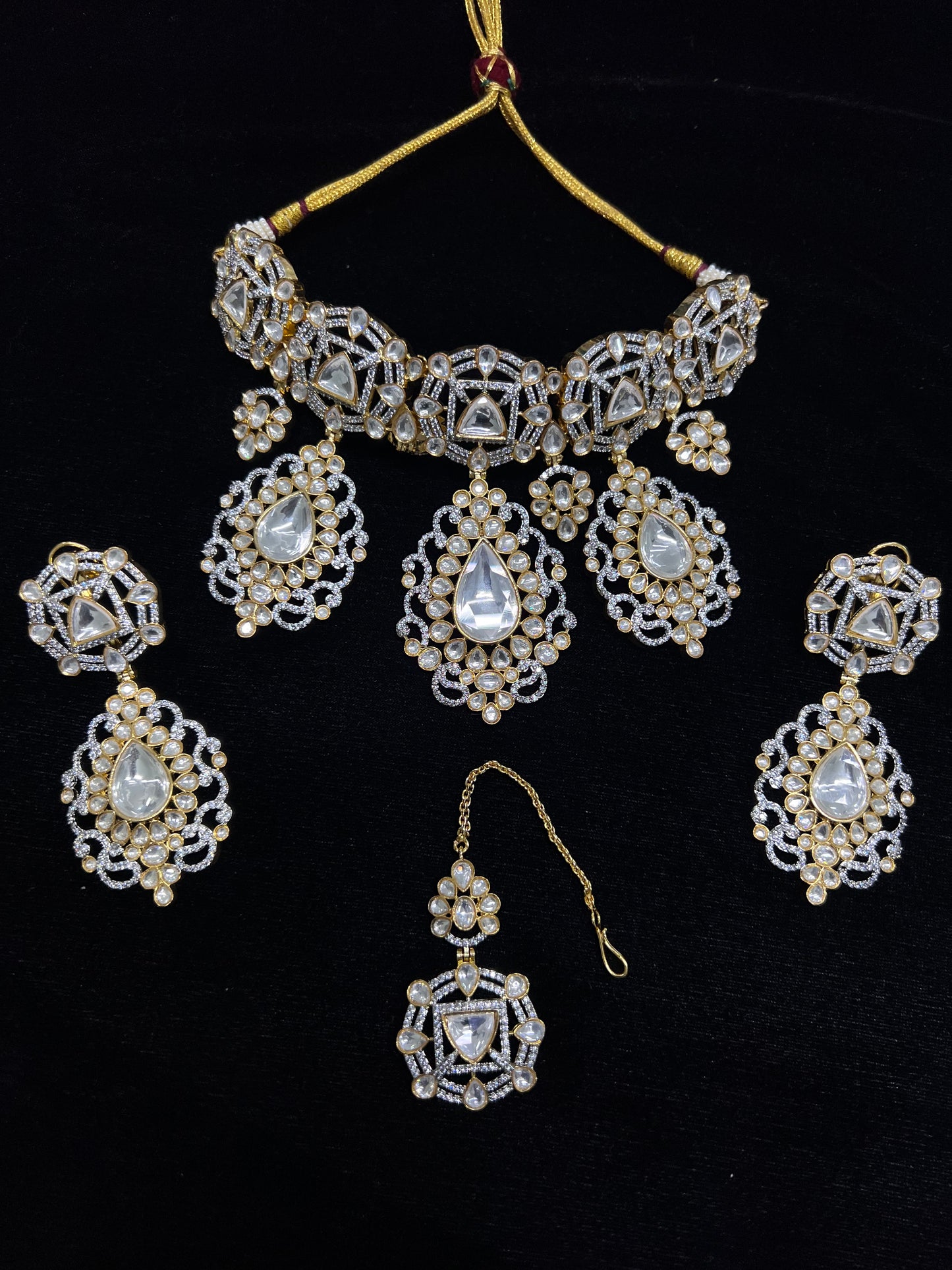 Siya Polki Kundan Set