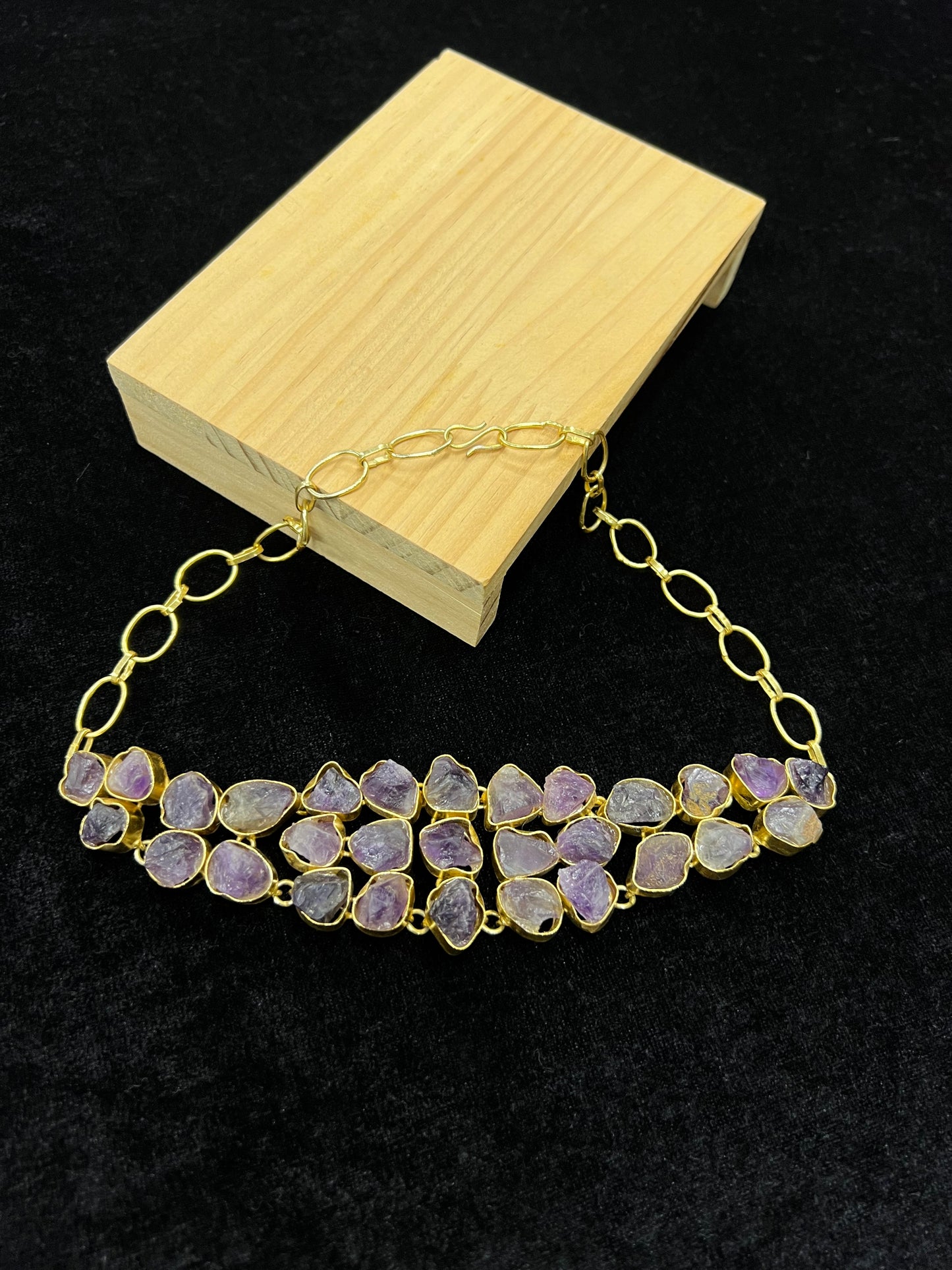 Amethyst Bouquet Necklace