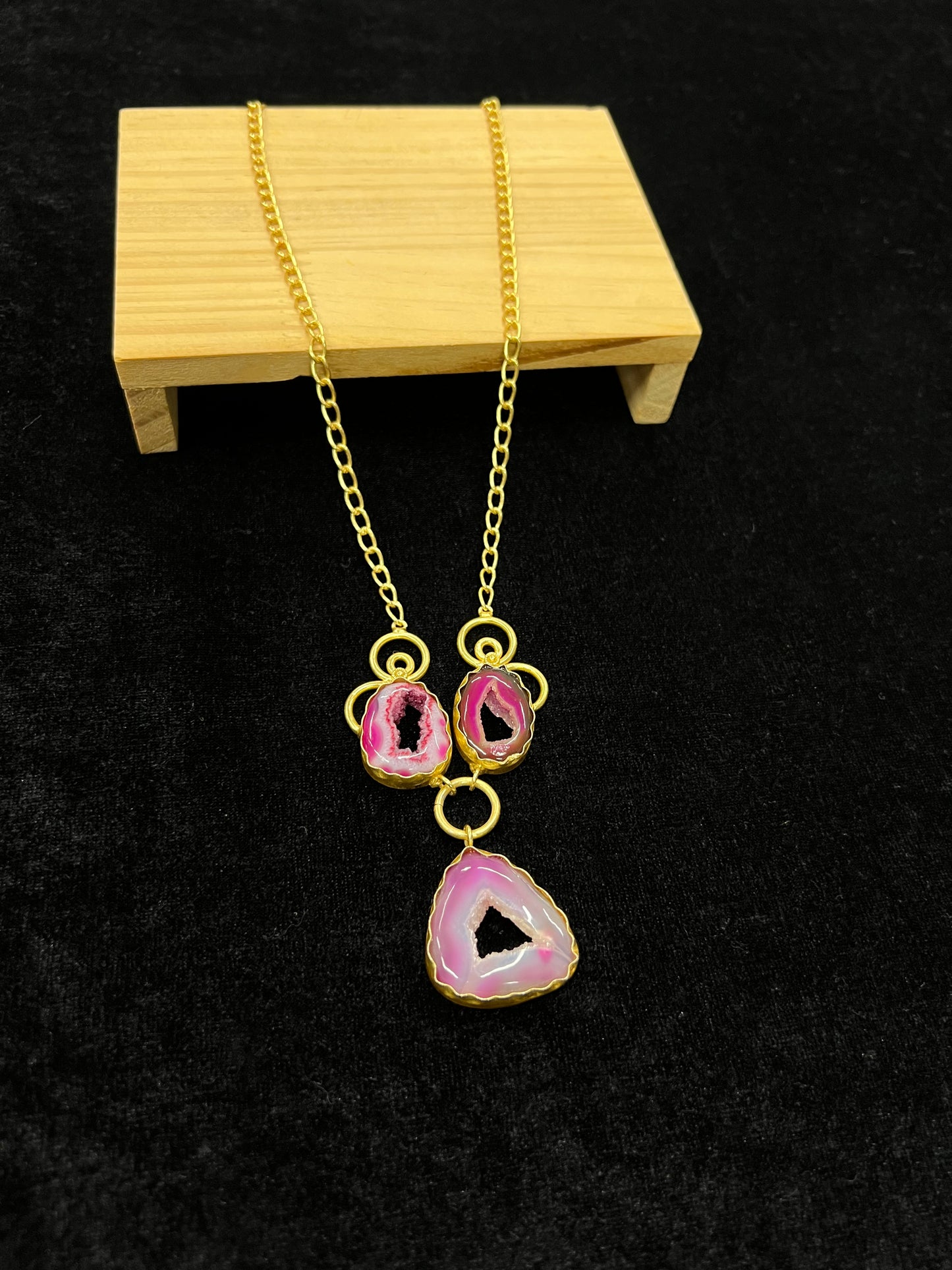 Aira Pink Stone Pendant