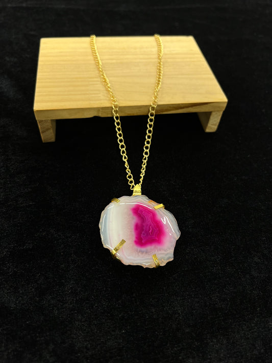 Pink Meld Stone Pendant