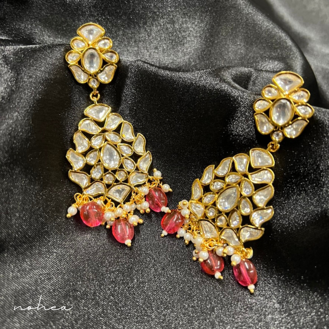 Nazik Kundan Earrings