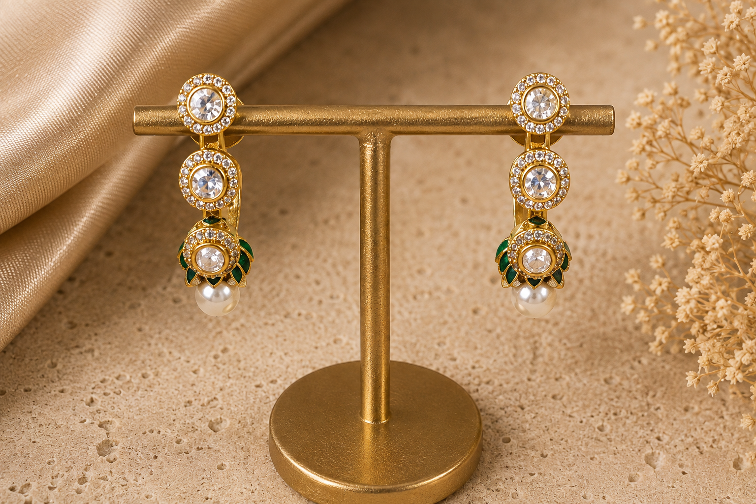 Vanya Pearl Hoops