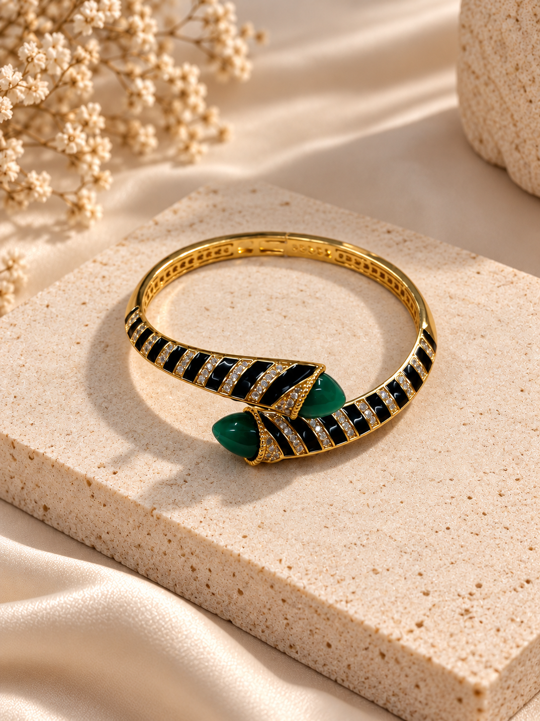 Verde Noir Éclat Bracelet