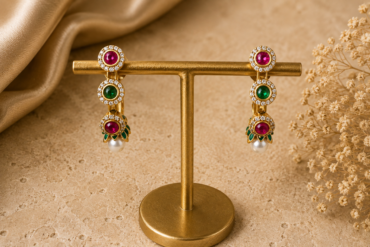 Vanya Pearl Hoops