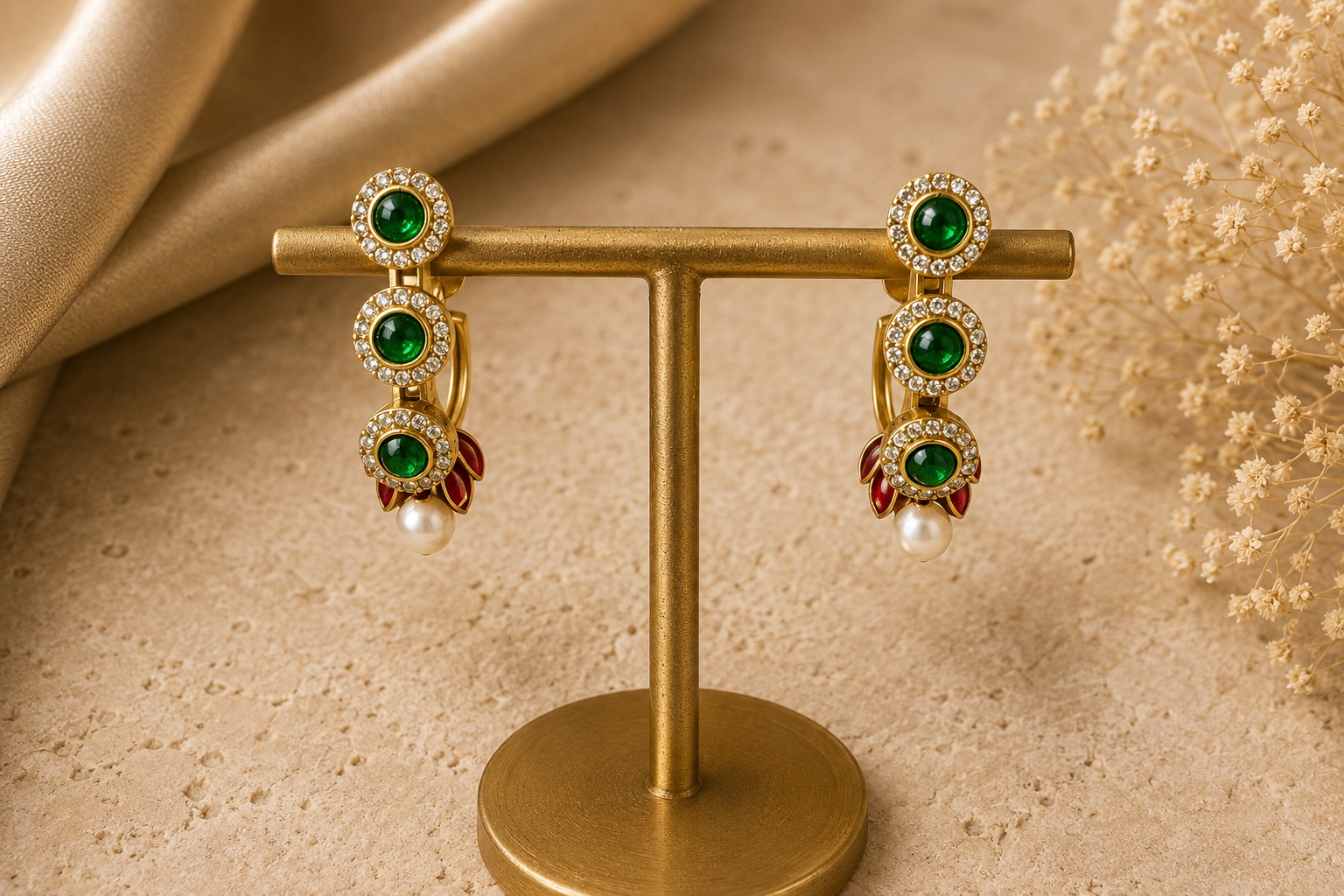 Vanya Pearl Hoops