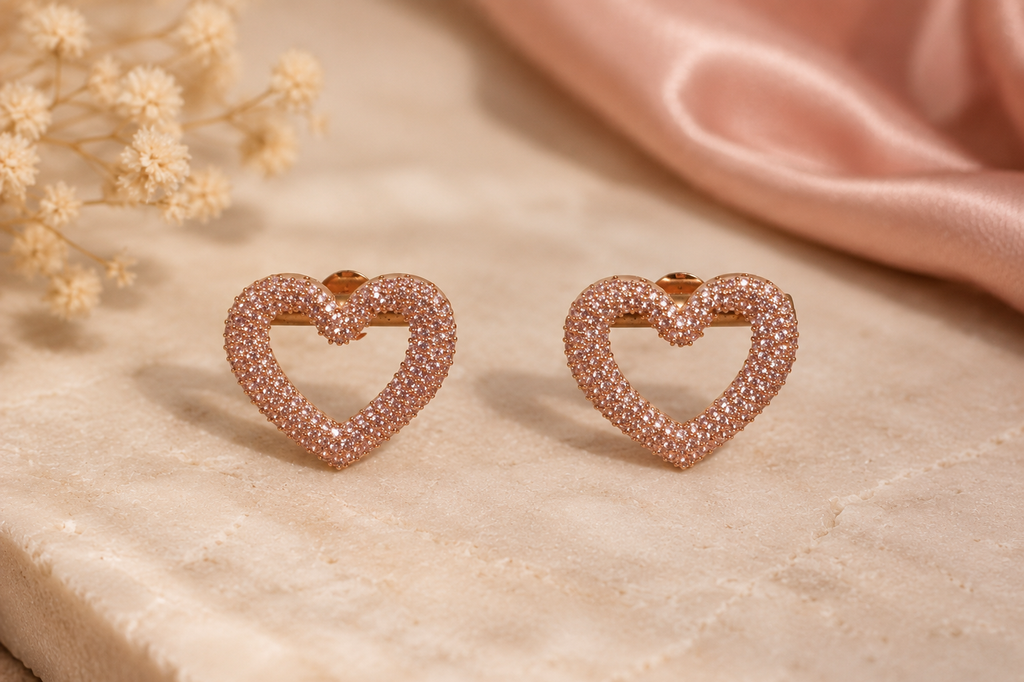 Éclat Heart Studs