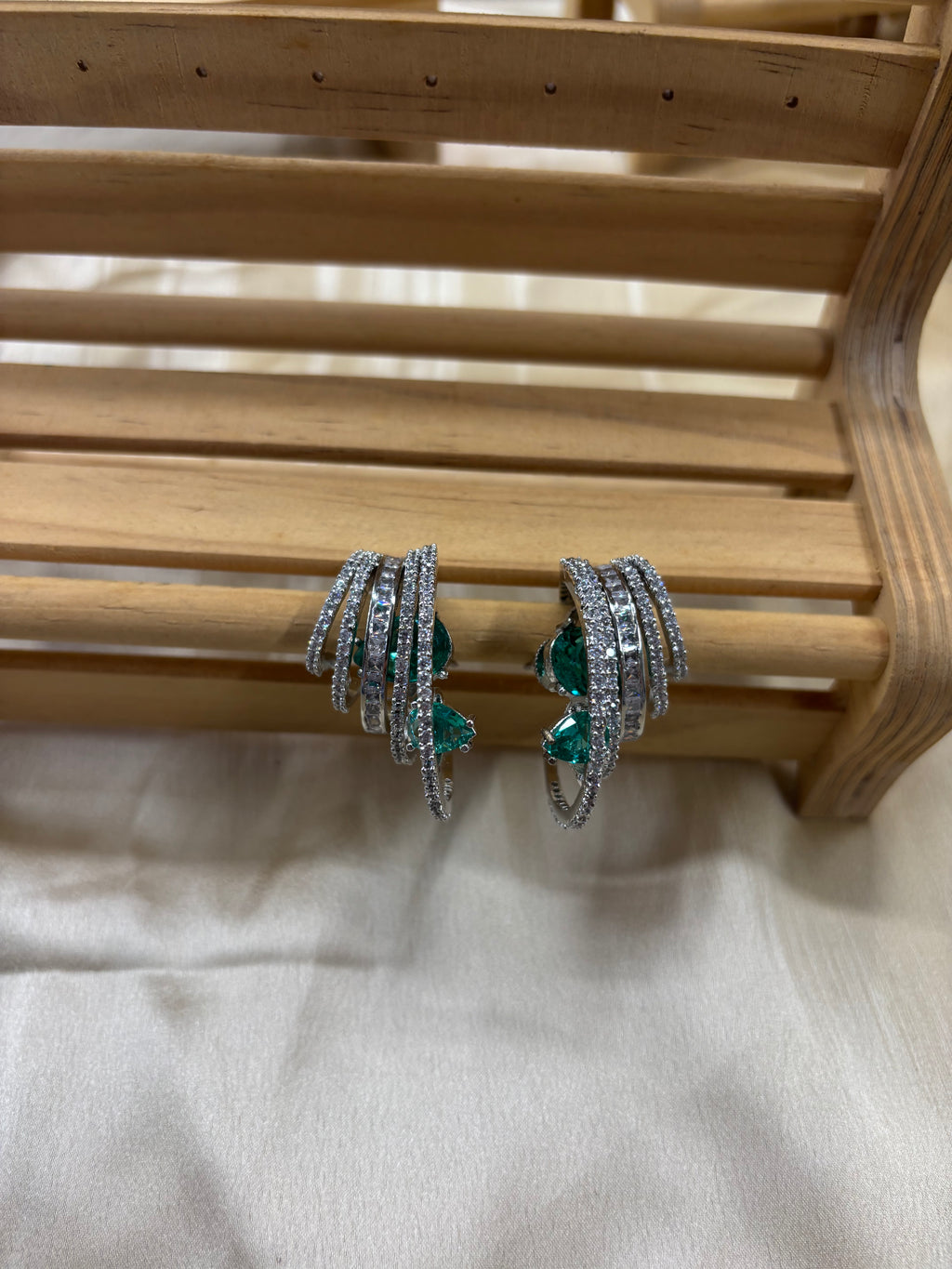 Flicker Earrings Emerald
