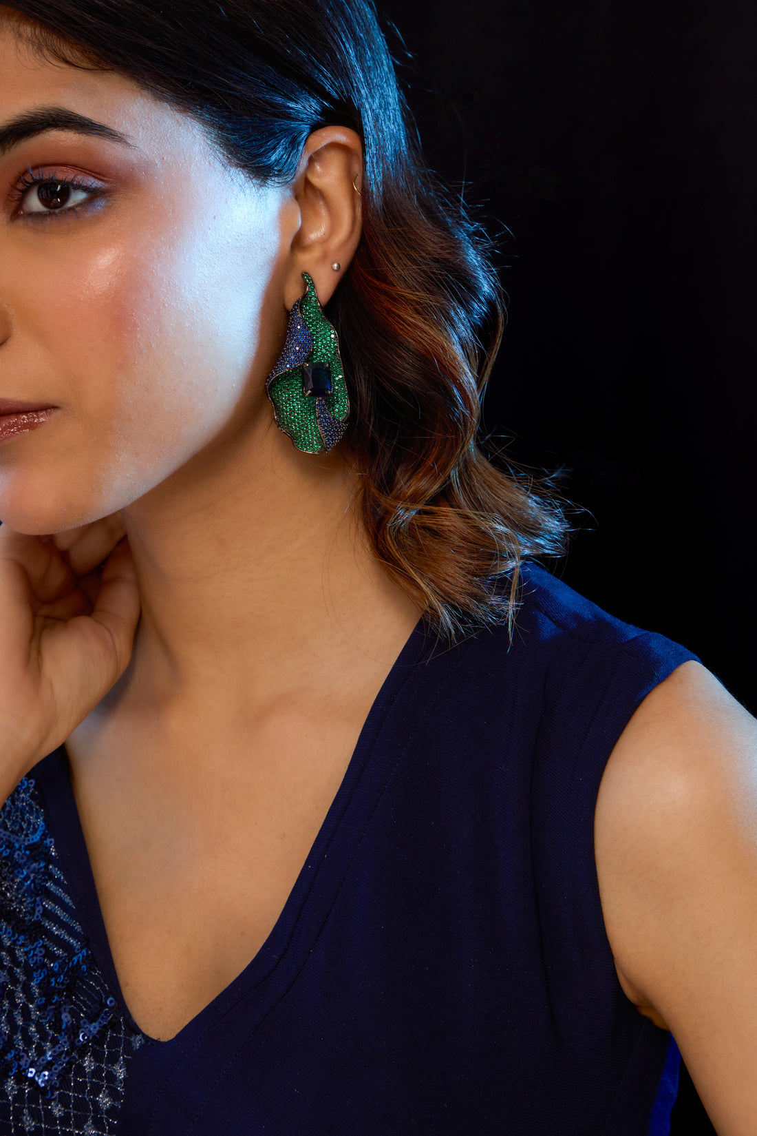 Emerald Green Earrings