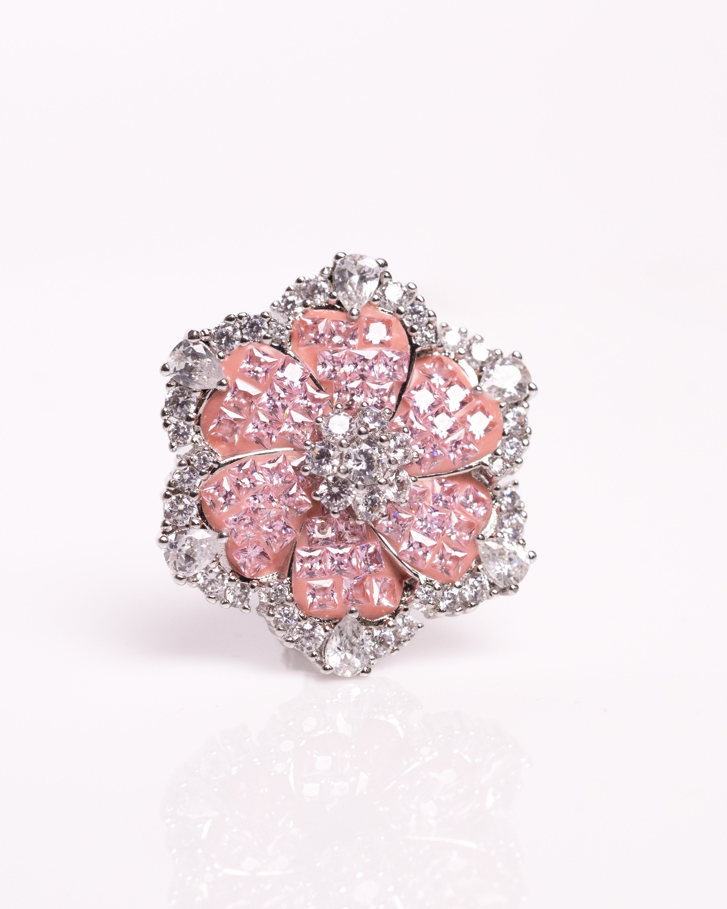 Pink Cosmas Studs