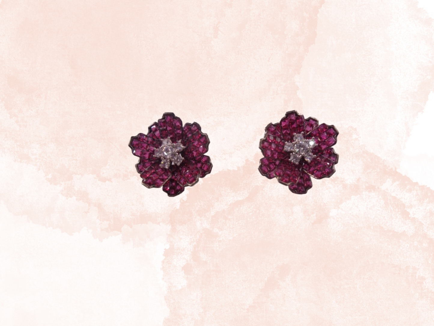 Vibrant Flower Studs