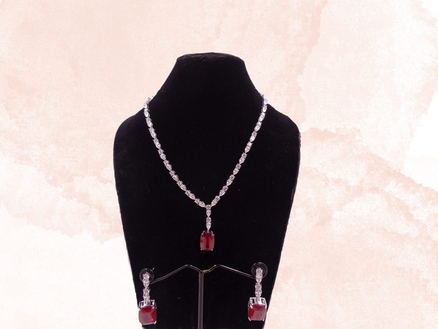 Red Luxe Pendant Set