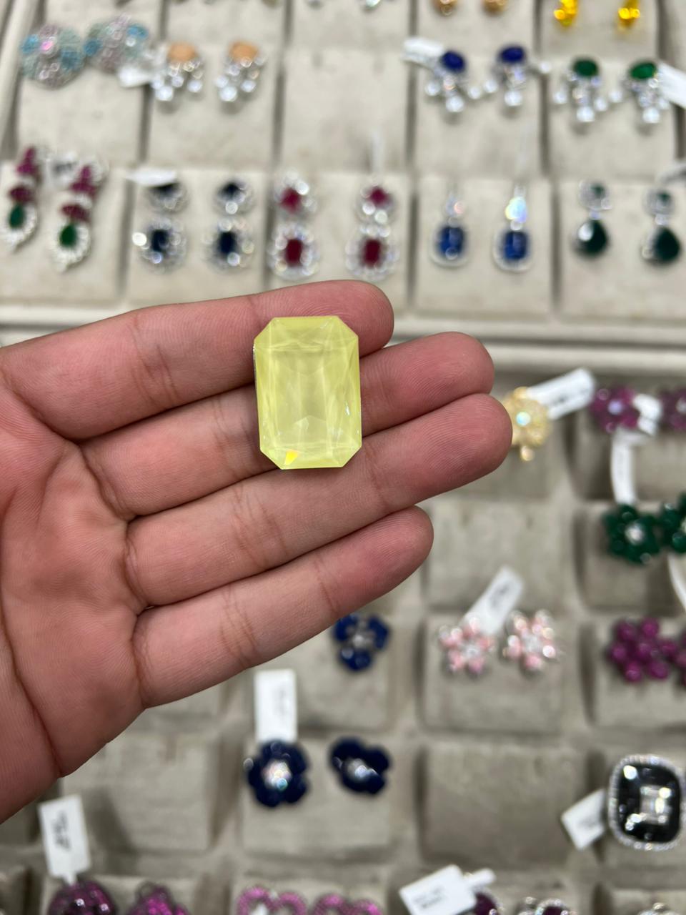 Yellow Swarovski Element