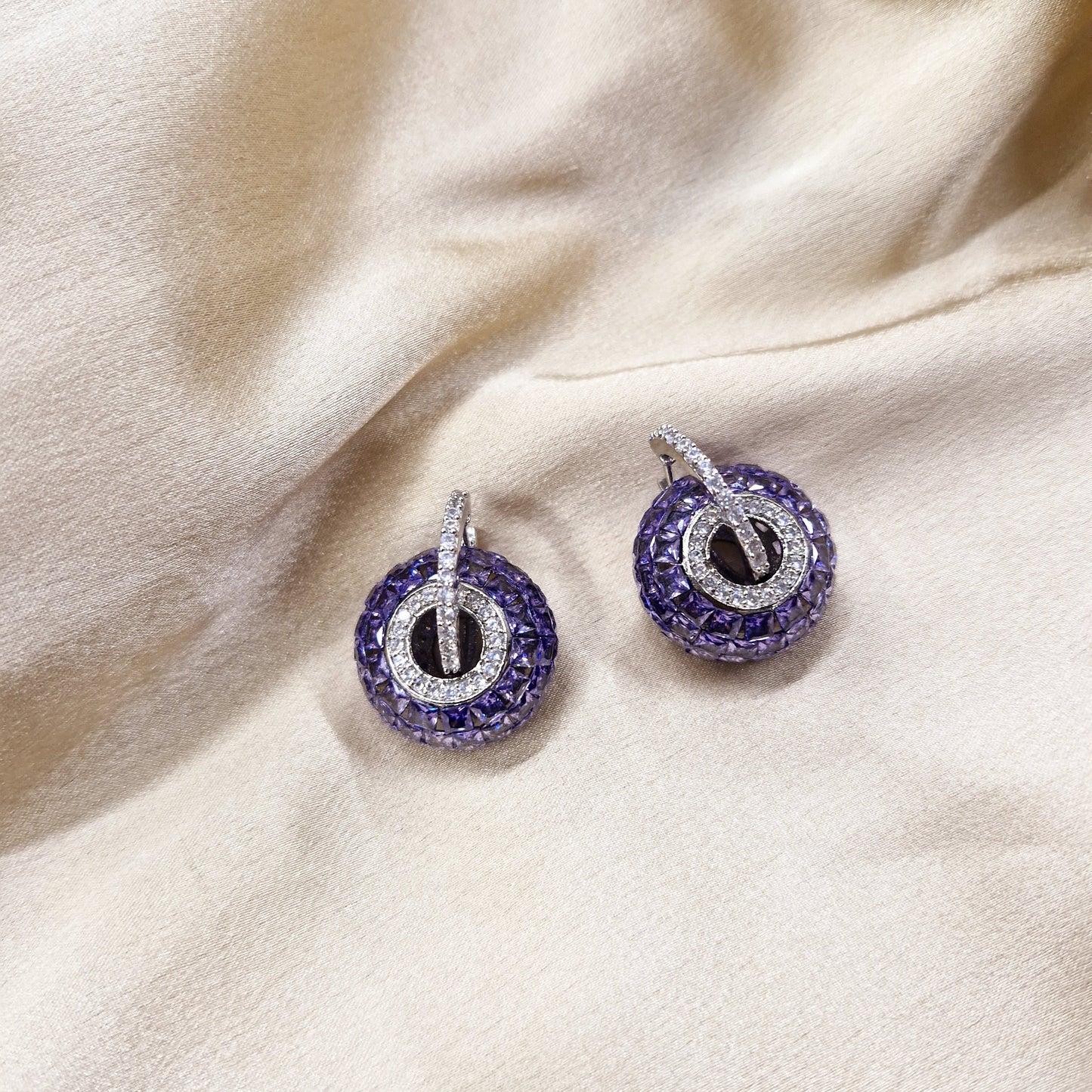 Lavender Orbit Earrings