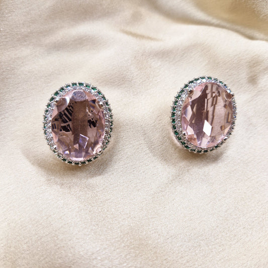 Oval Swarovski Stud