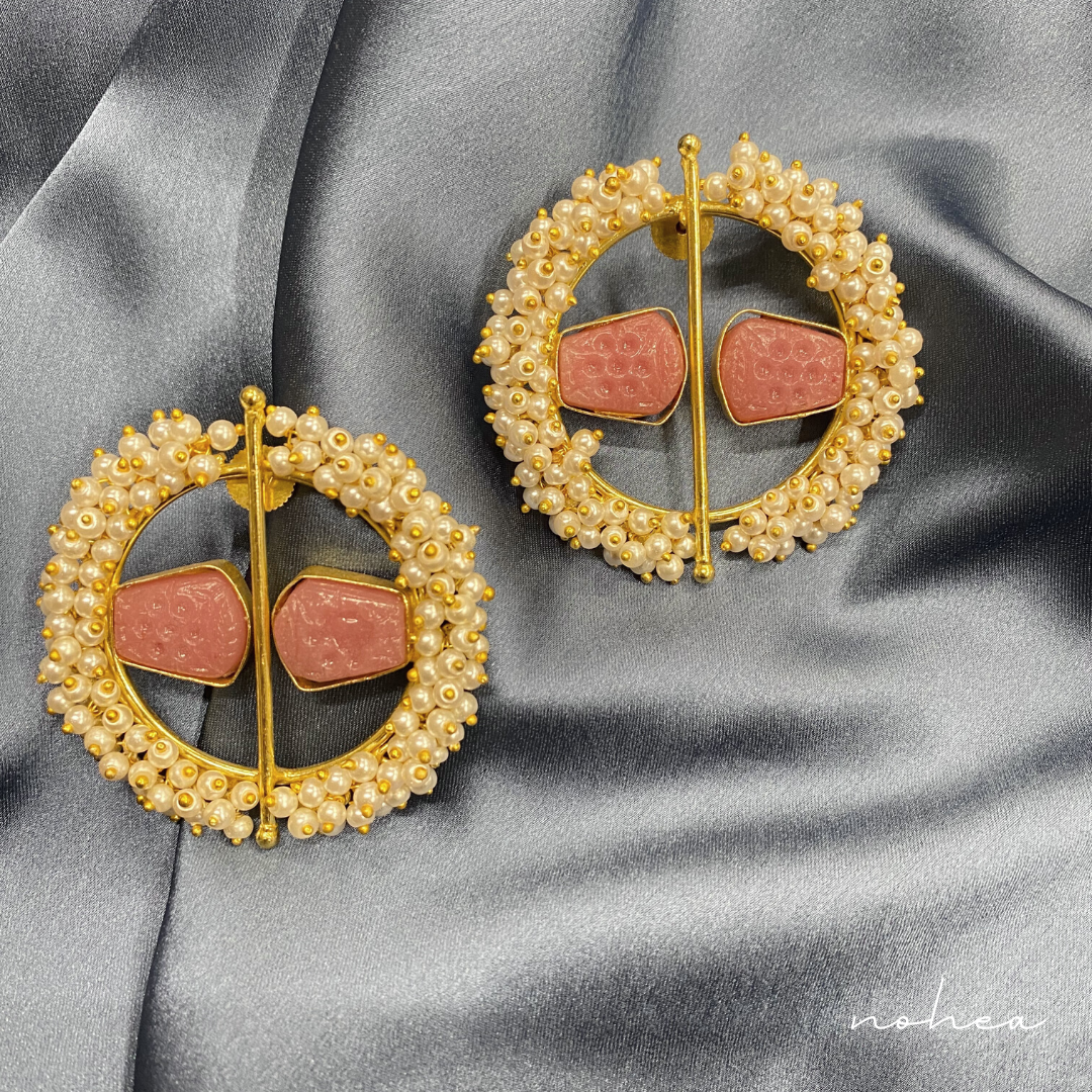 Pearl Eclipse Hoops