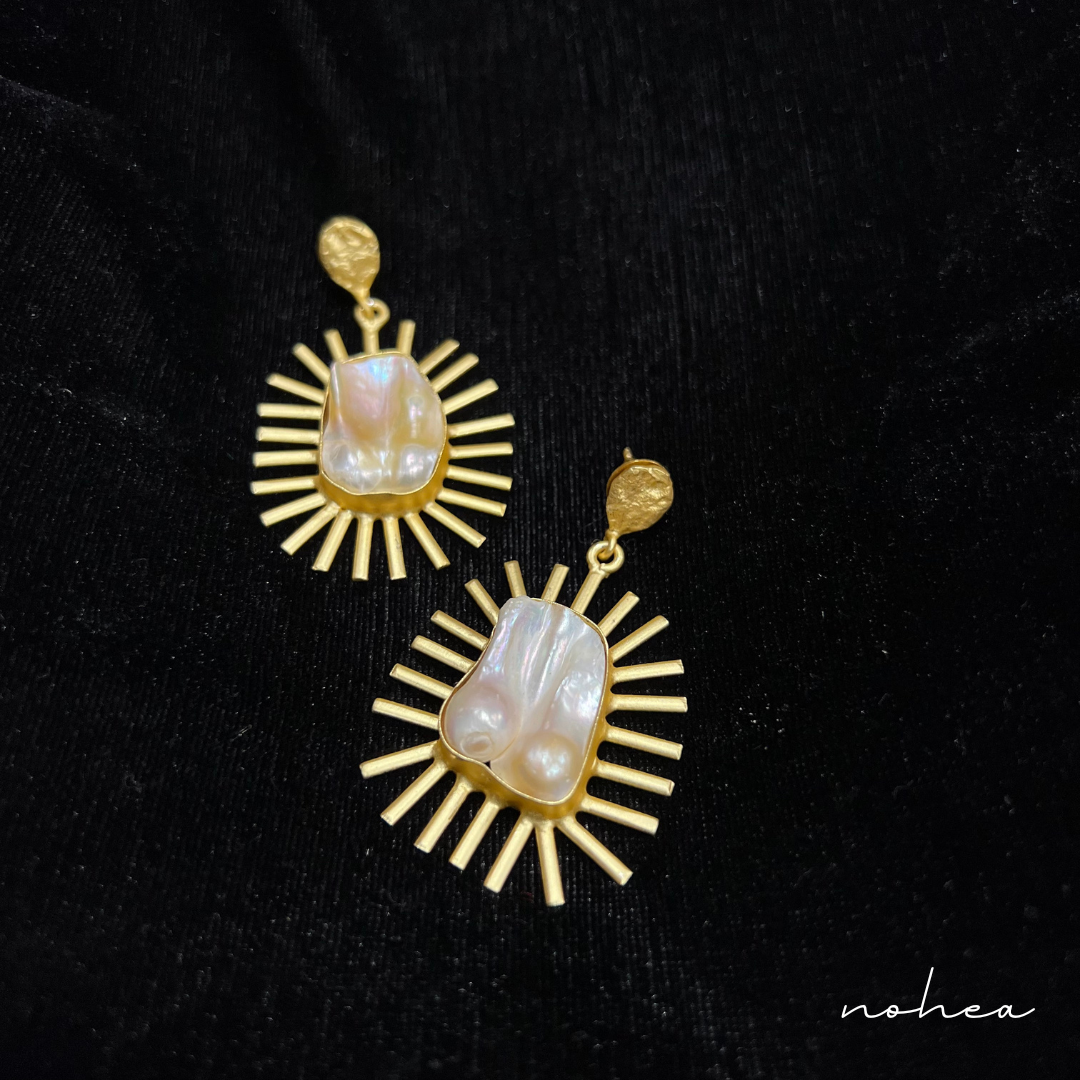 Aza Pearl Danglers