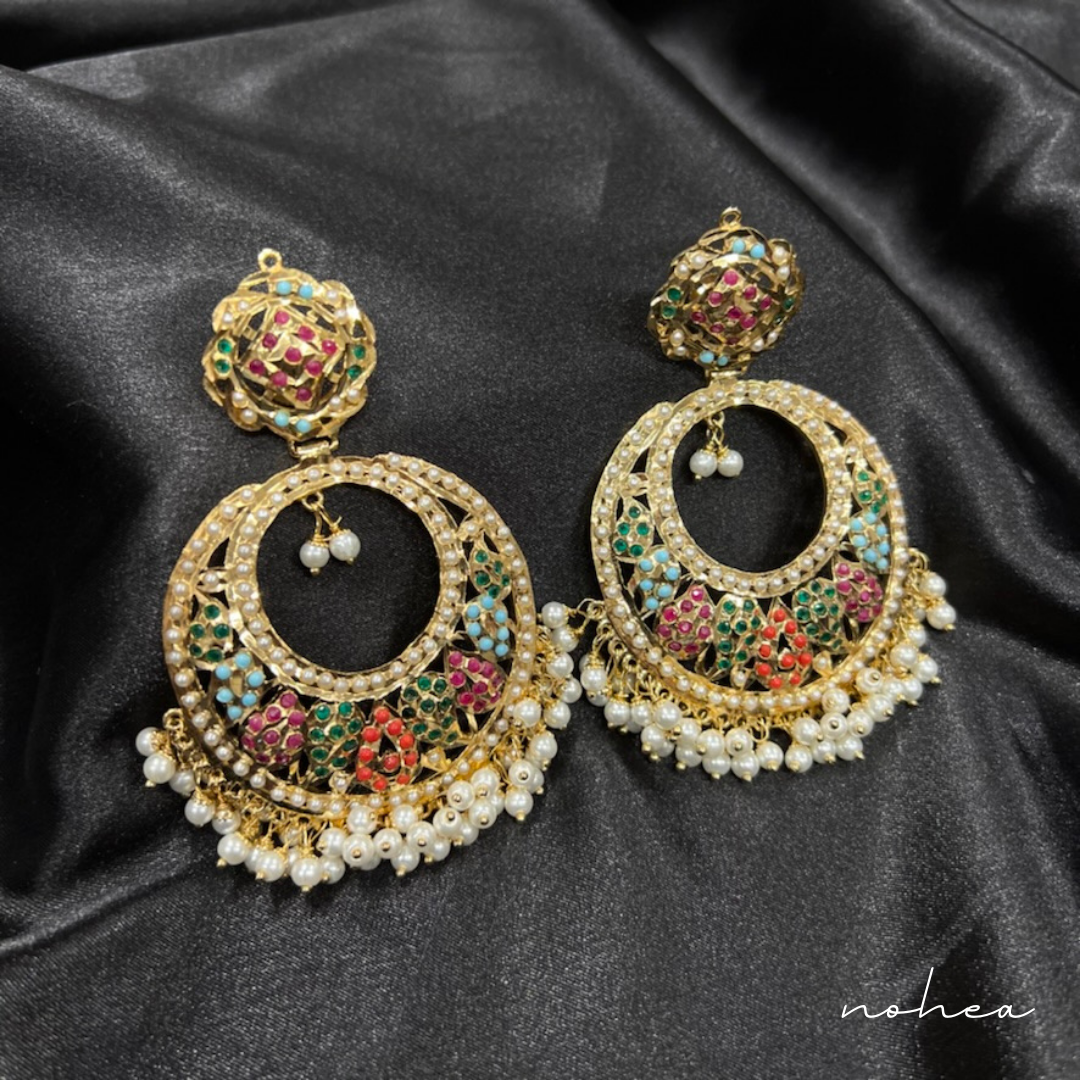 Jadau earrings hot sale