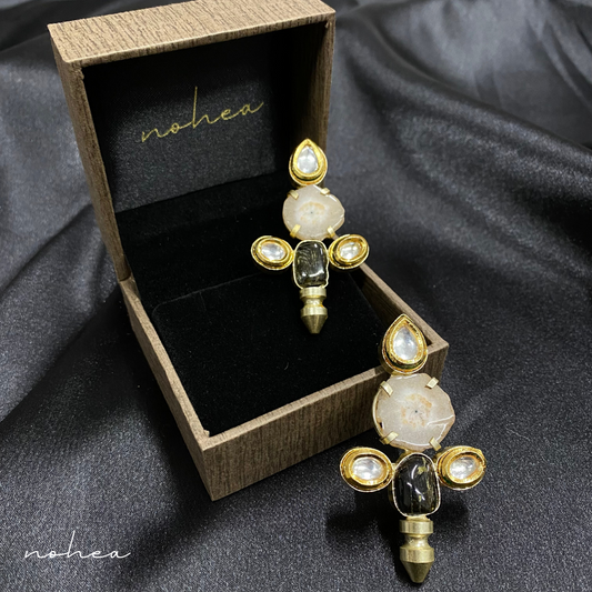 Olympus Kundan Earrings